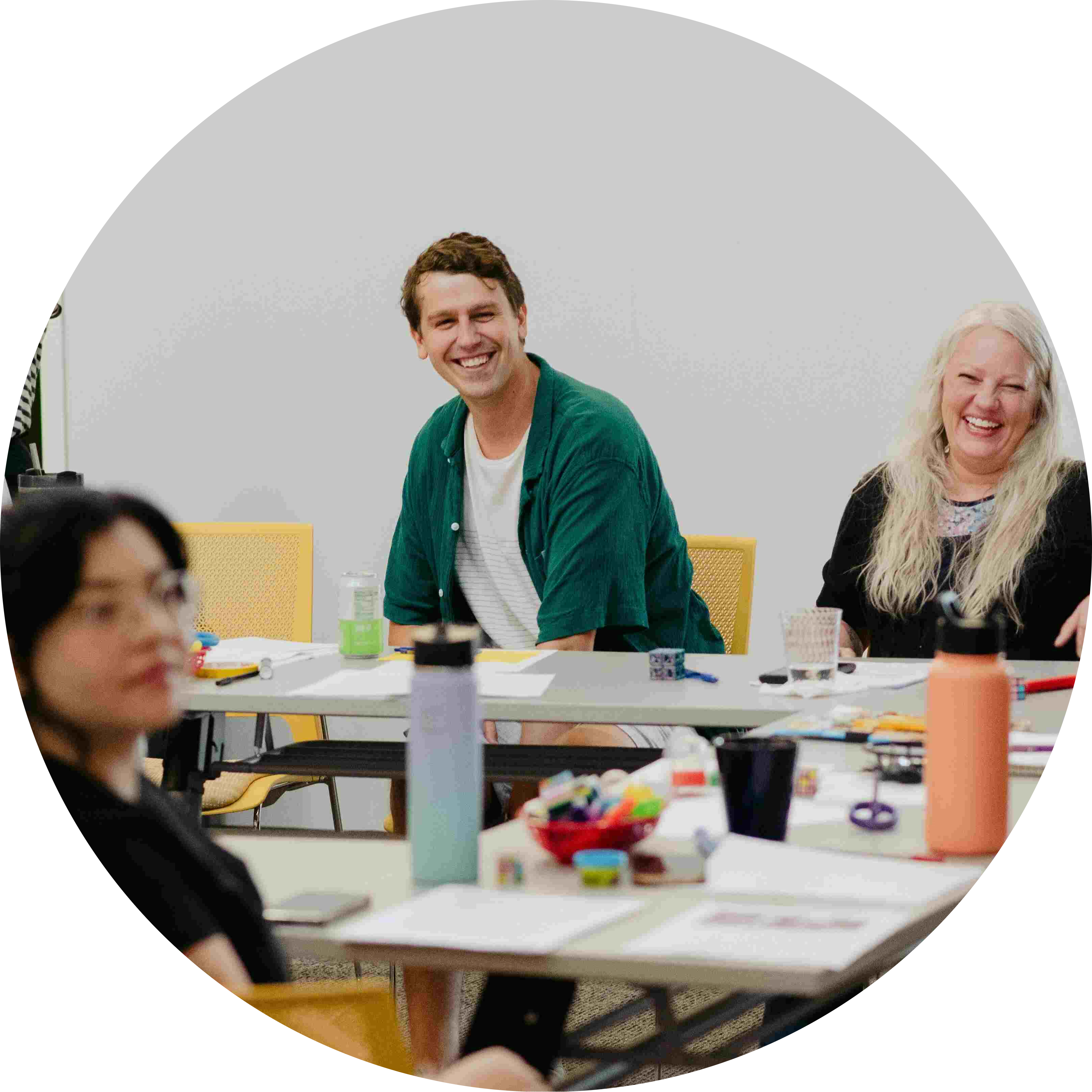 The Improve Group in a meeting room